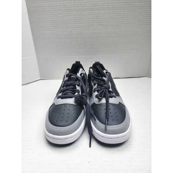 New Nike Court Borough Low 2 Boys Dunk Shoes Size 7Y Wmn\'s Black 8.5 Grey BQ5448 main image 6
